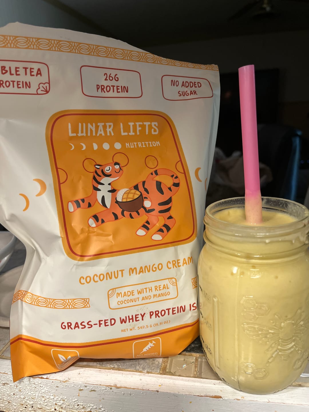 Customer photo review of Coconut Mango Cream - Whey