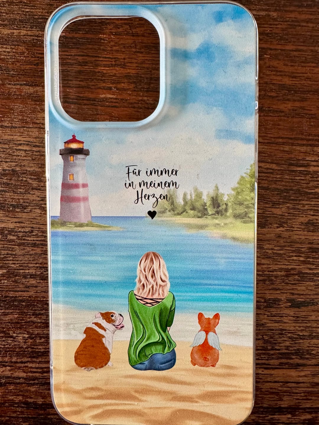 Customer photo review of Unterwegs mit Haustier - Individuelle Handyhülle