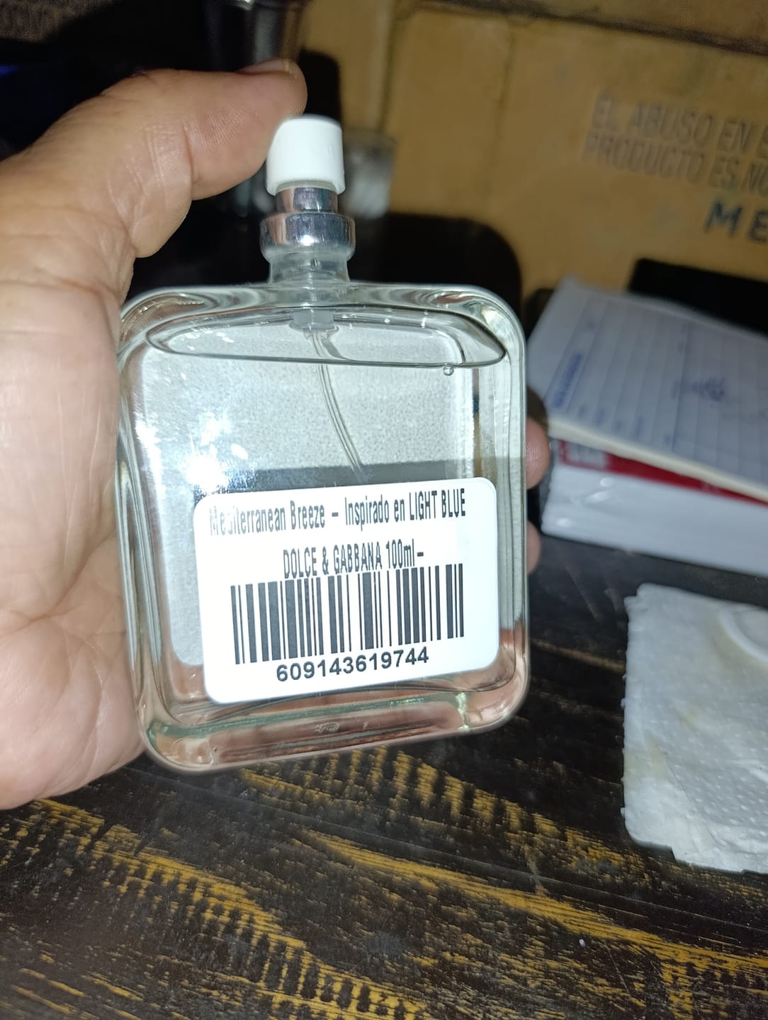 Customer photo review of Mediterranean Breeze For Her - Inspirado en LIGHT BLUE WOMAN de DOLCE & GABBANA 100ml-