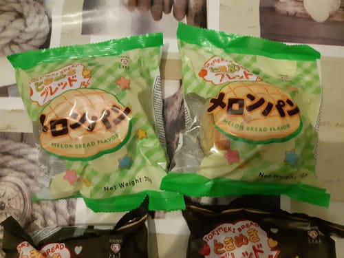 Customer photo review of Brioche Japonaise Tokimeki Melon Pan