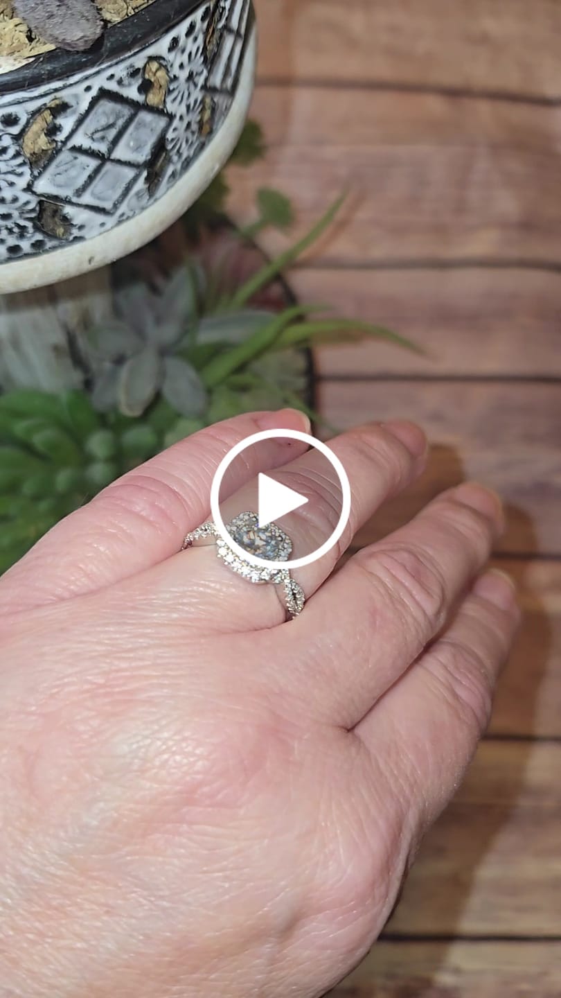 Customer video review of Moissanite by Cate & Chloe Octavia 1.15ctw Round Cut 925 Sterling Silver 18k White Gold Plated Forever Engagement Ring