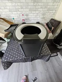 Customer photo review of Toilettes Portables Pliables