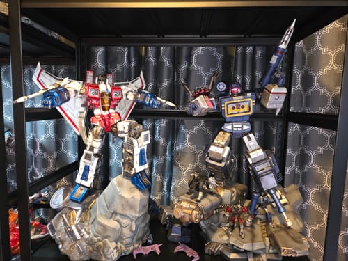 Customer photo review of REIBII 72"H Heavy Duty Garage Shelving,Adjustable Storage Shelving Basement Shelving for Warehouse