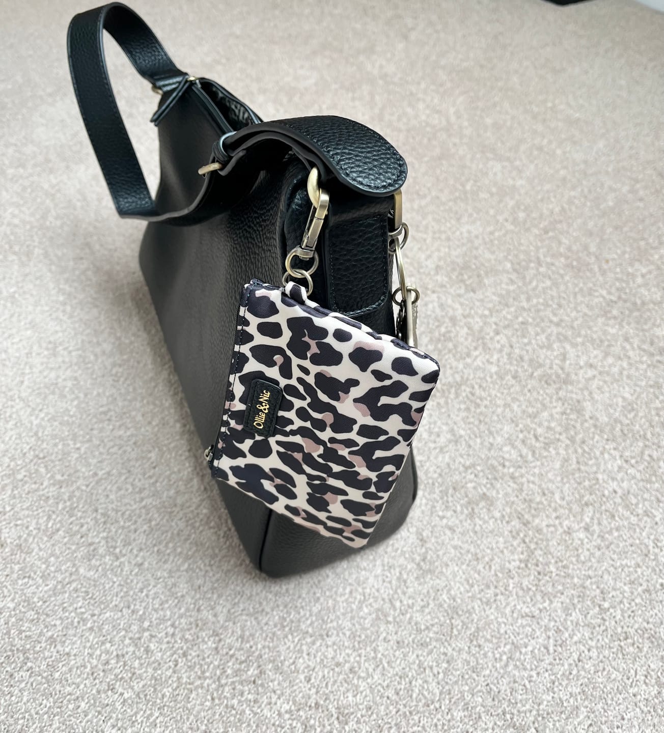Customer photo review of Minnie Zip Coin Purse - Leopard
