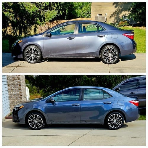 Customer photo review of Car Coating Spray