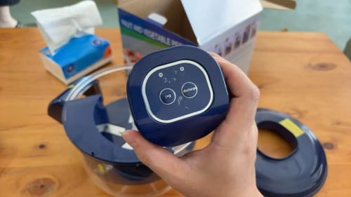 Customer photo review of PeelPro™ Electric Grape Peeler – Hands-Free Fruit Skin Remover