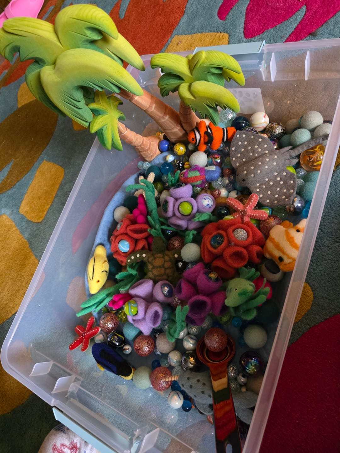 Customer photo review of Felt Starfish - Set of 3