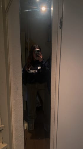 Customer photo review of EMBOSSED STRAIGHT LEG SWEATPANTS SAGE