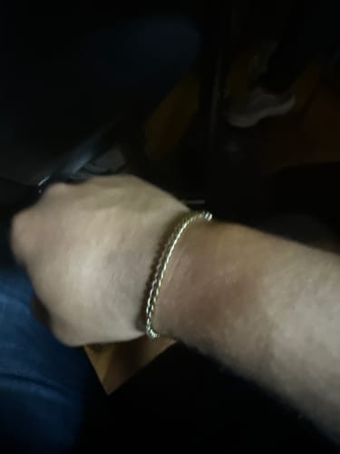 Customer photo review of Cuban Chain (Gold) 4mm Set