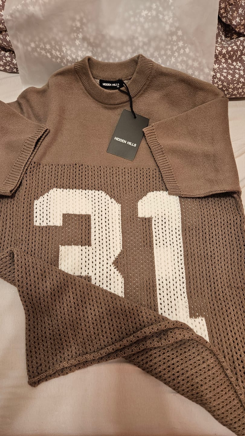 Customer photo review of KNIT JERSEY TAUPE