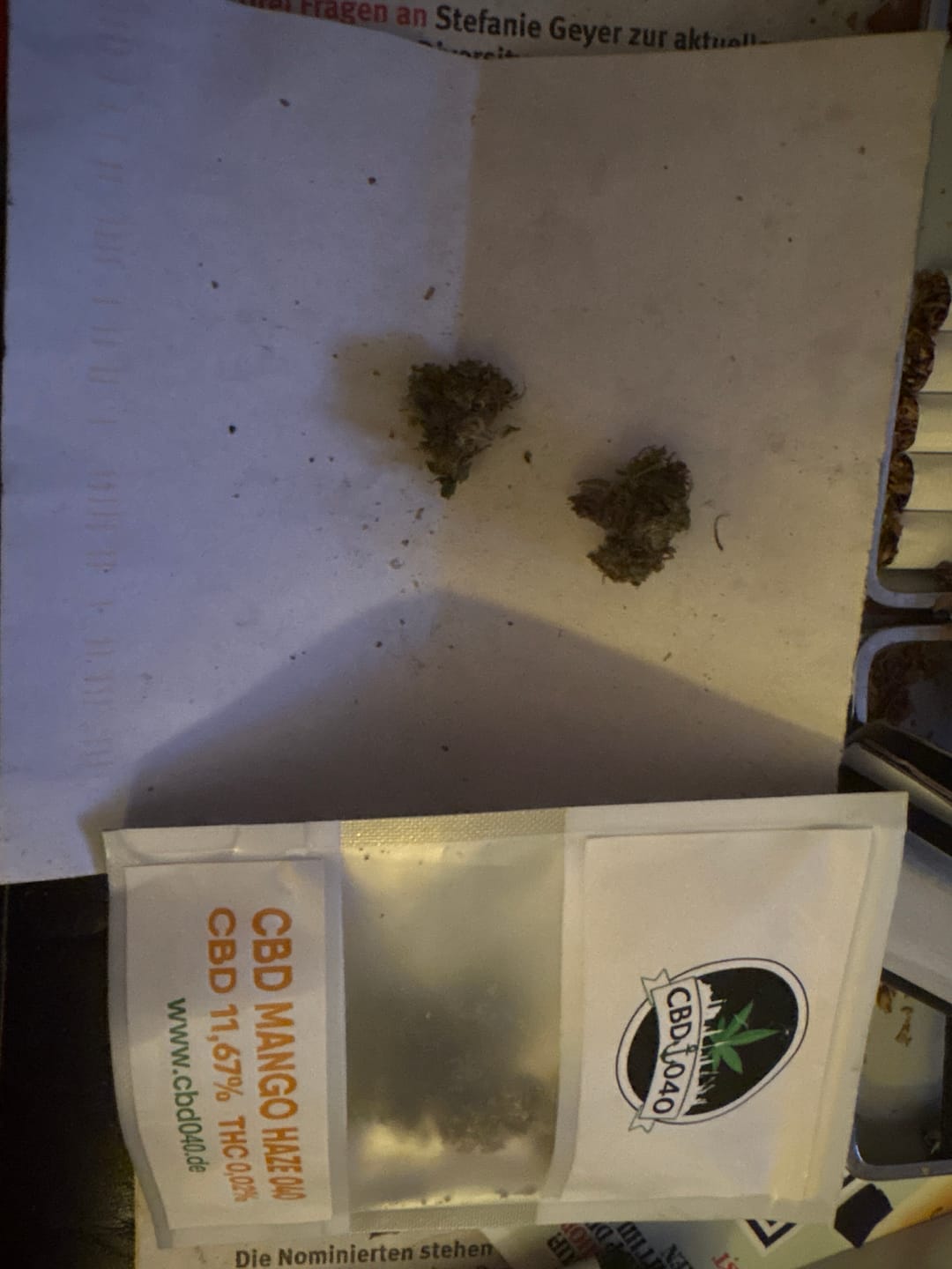 Customer photo review of Amnesia Haze Extra Strong 60% - CBD Blüten - Indoor - Unsere stärkste CBD Sorte