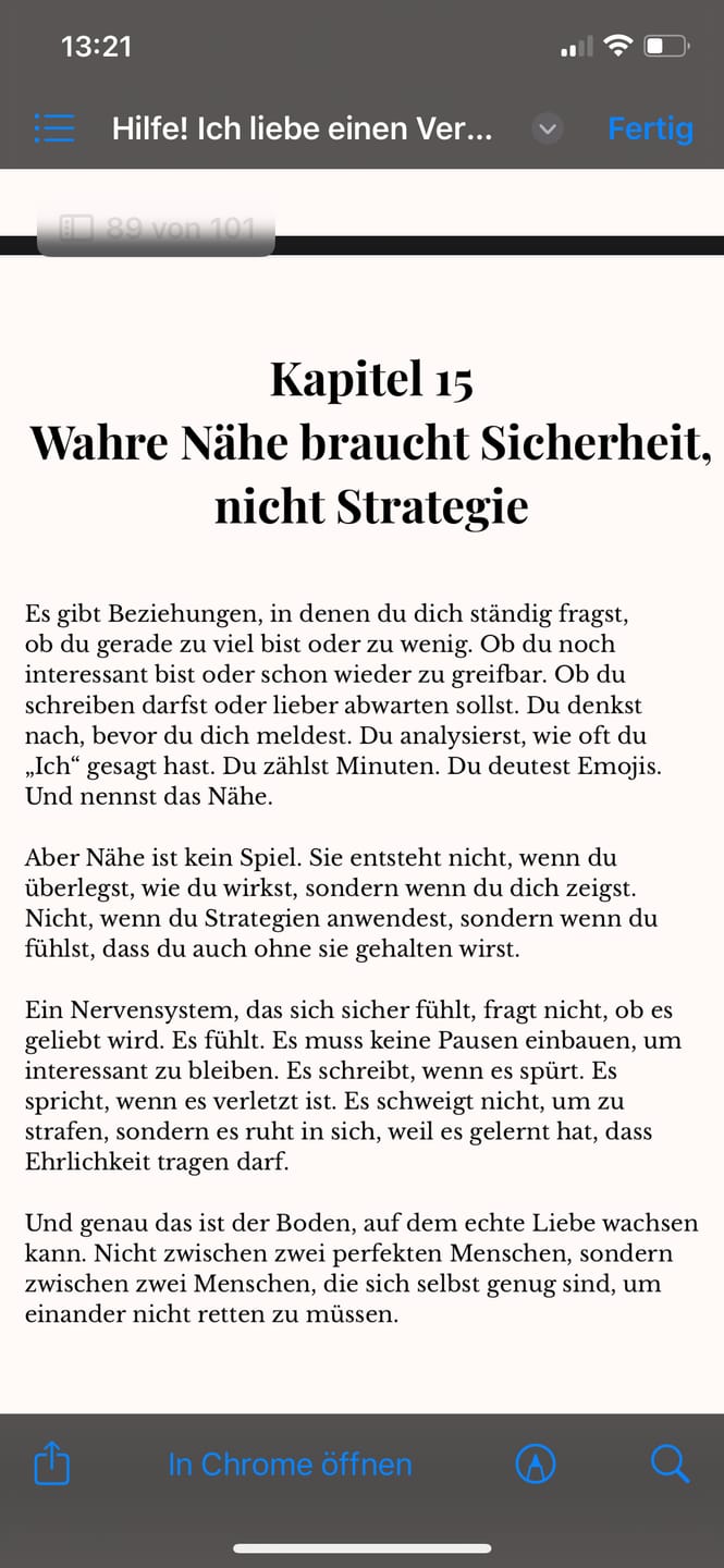 Customer photo review of E-Book: Hilfe! Ich liebe einen Vermeider