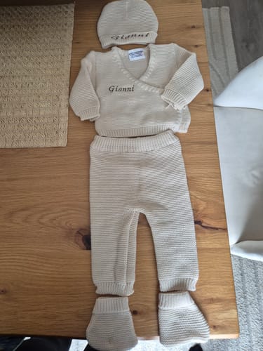 Customer photo review of Ensemble en maille Personnalisé