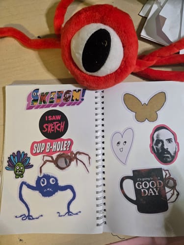 Customer photo review of SKETCH Sticker Pack