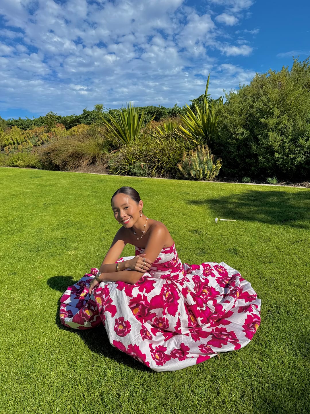 Customer photo review of Blue Avonlea Midi Dress