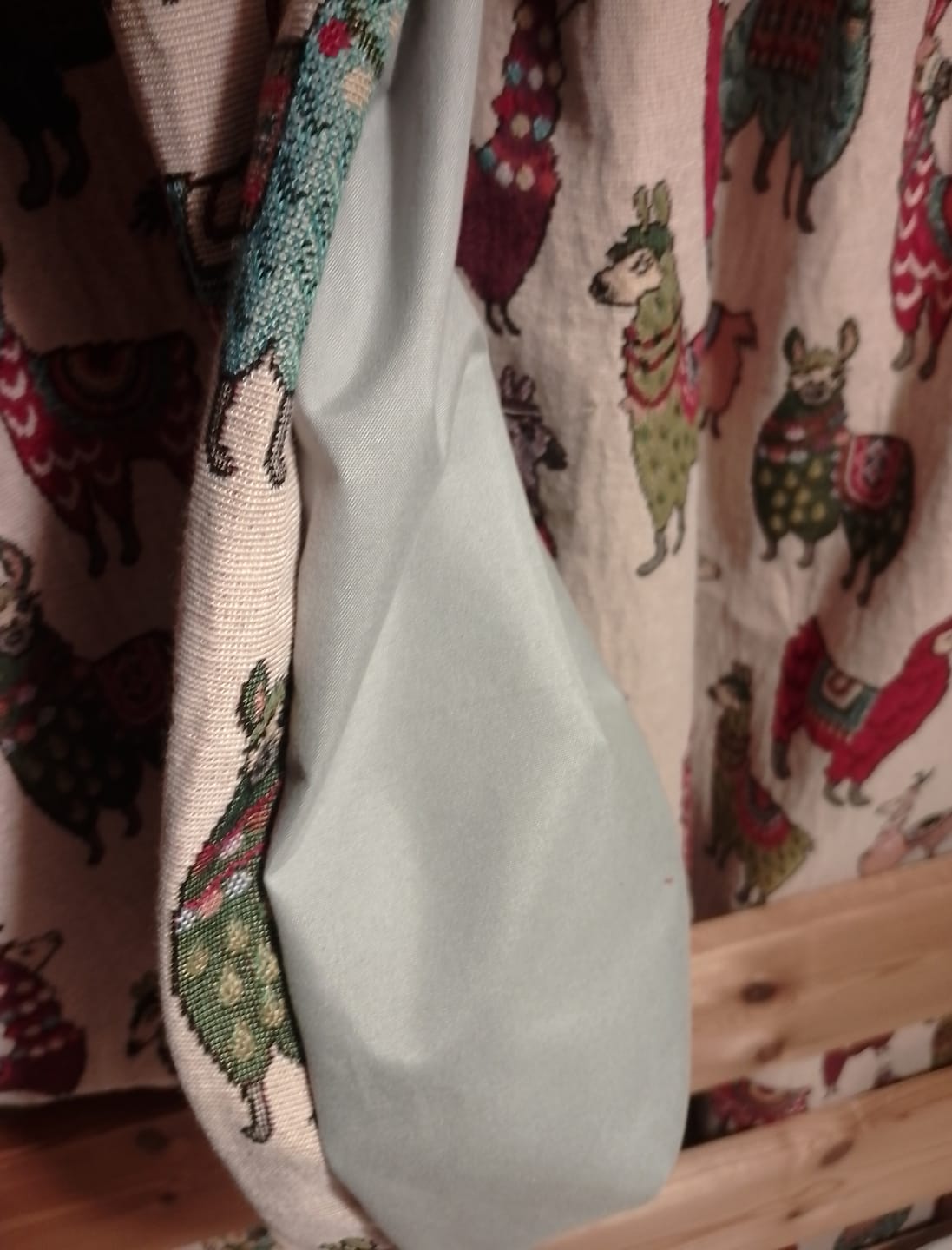 Customer photo review of Blackout Curtain Lining Fabric