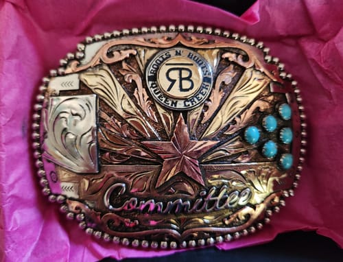 Customer photo review of Custom Belt Buckle Design