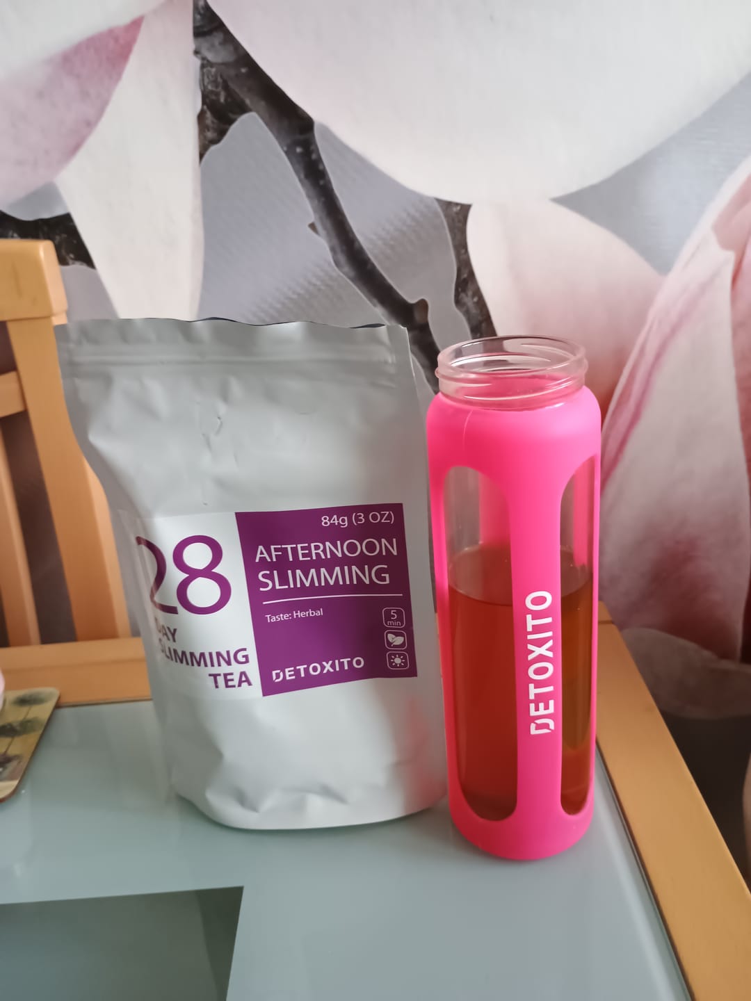 Customer photo review of Odpolední hubnoucí čaj (28 denní)