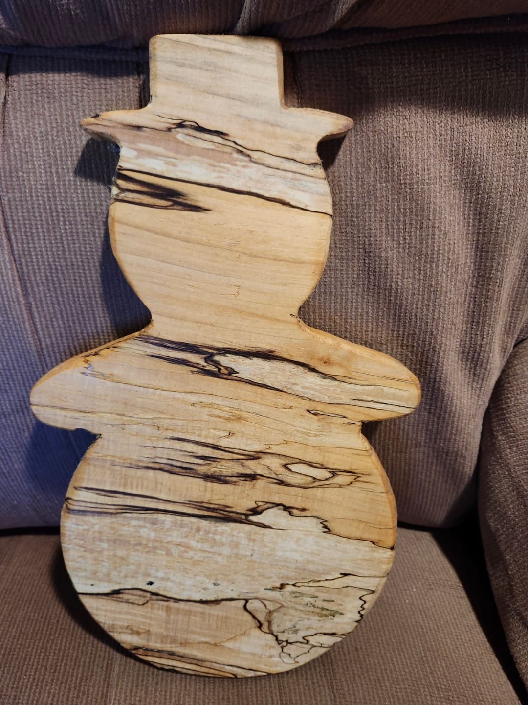 Customer photo review of 15.75x9.20" Snowman Tray 1 Acrylic Router Template [Limited Edition]