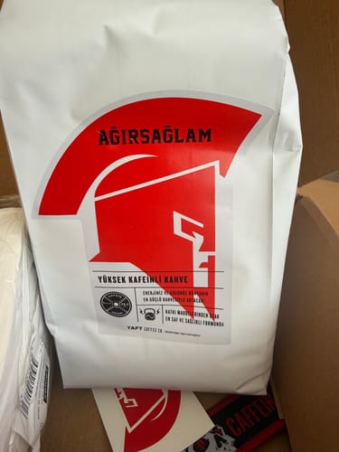 Customer photo review of Ağırsağlam Kahve 1kg.
