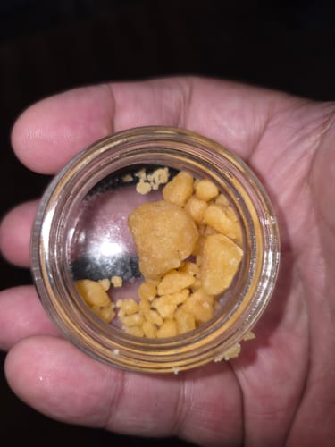 Customer photo review of Blueberry Kush | THCA Crumble