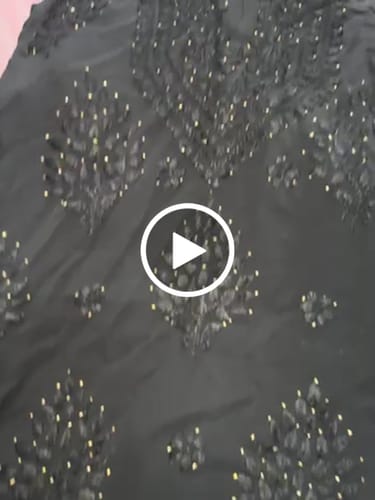 Customer video review of Hoor Black Viscose Georgette Kurta