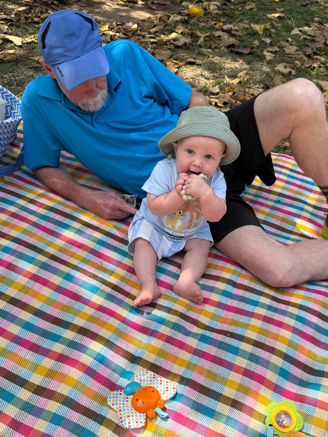 Customer photo review of Outdoor Waterproof Picnic Camping Blanket Multi Colours 150*200CM