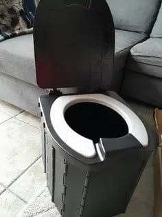 Customer photo review of Toilettes Portables Pliables