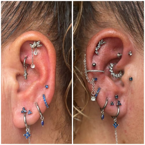 Customer photo review of Lucky Charm Sapphire/Silver