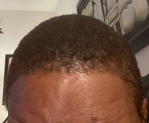 Customer photo review of Instant Dye Shampoo