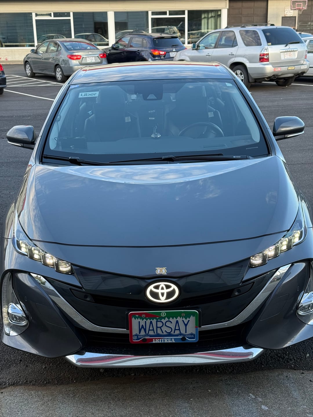 Customer photo review of Toyota Logo Front Grille LED Dynamic Illuminated Emblem Compatible with ACC Radar