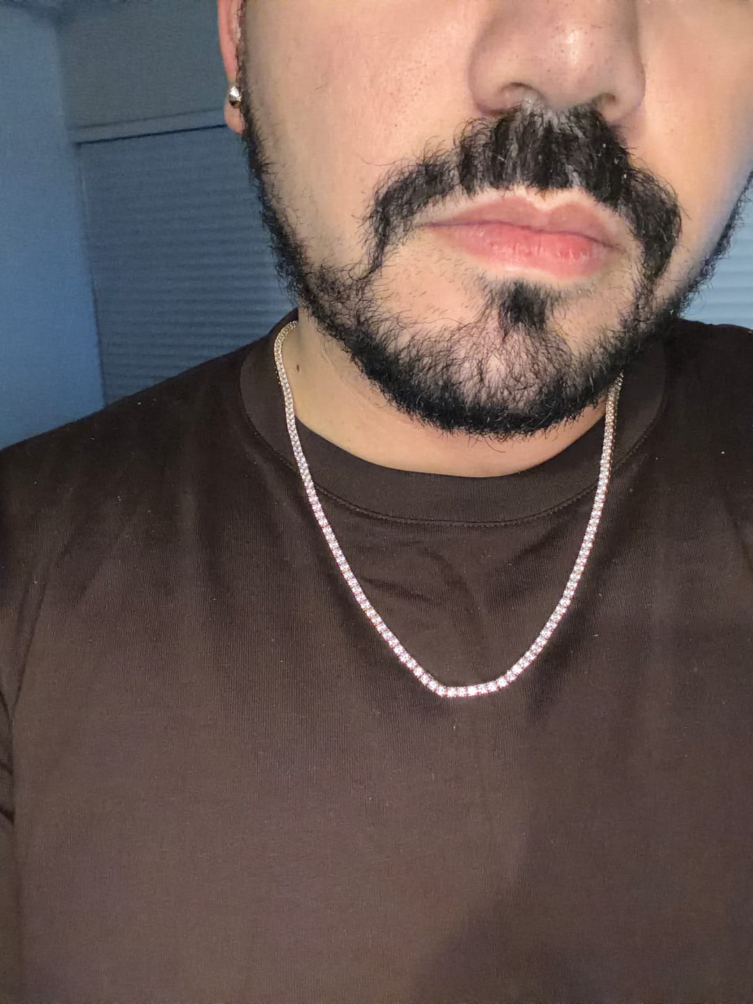 Customer photo review of 3mm Tennis Chain - Gold