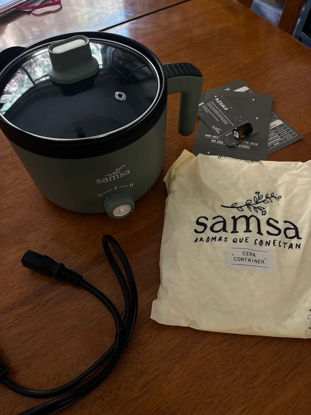 Customer photo review of Mini Wax Melt