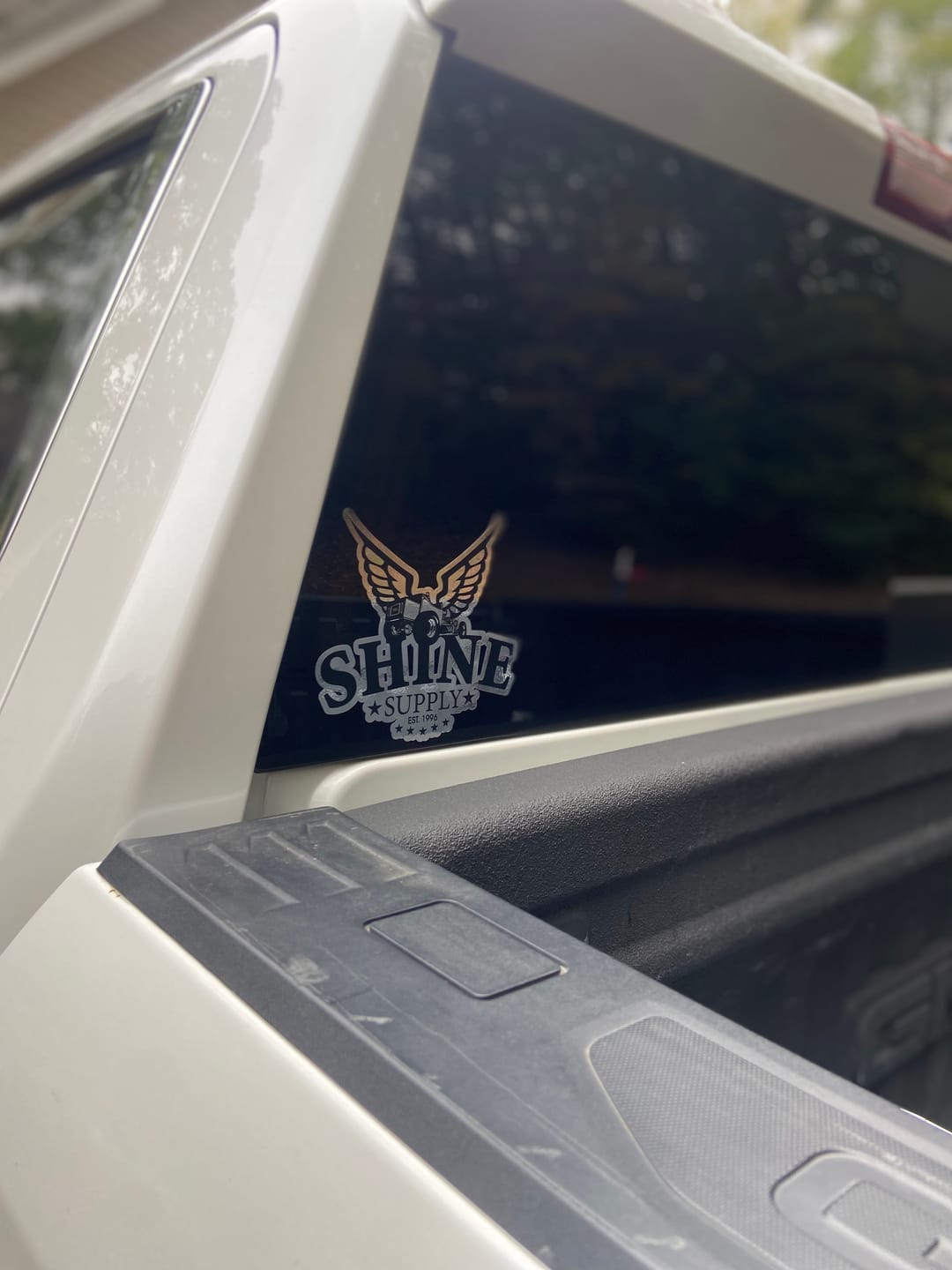 Customer photo review of Shine Supply Decal - Chrome 6"