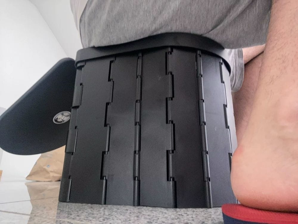 Customer photo review of Toilettes Portables Pliables