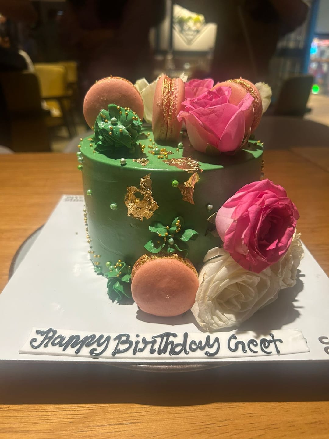 Customer photo review of Custom Floral Cake Online