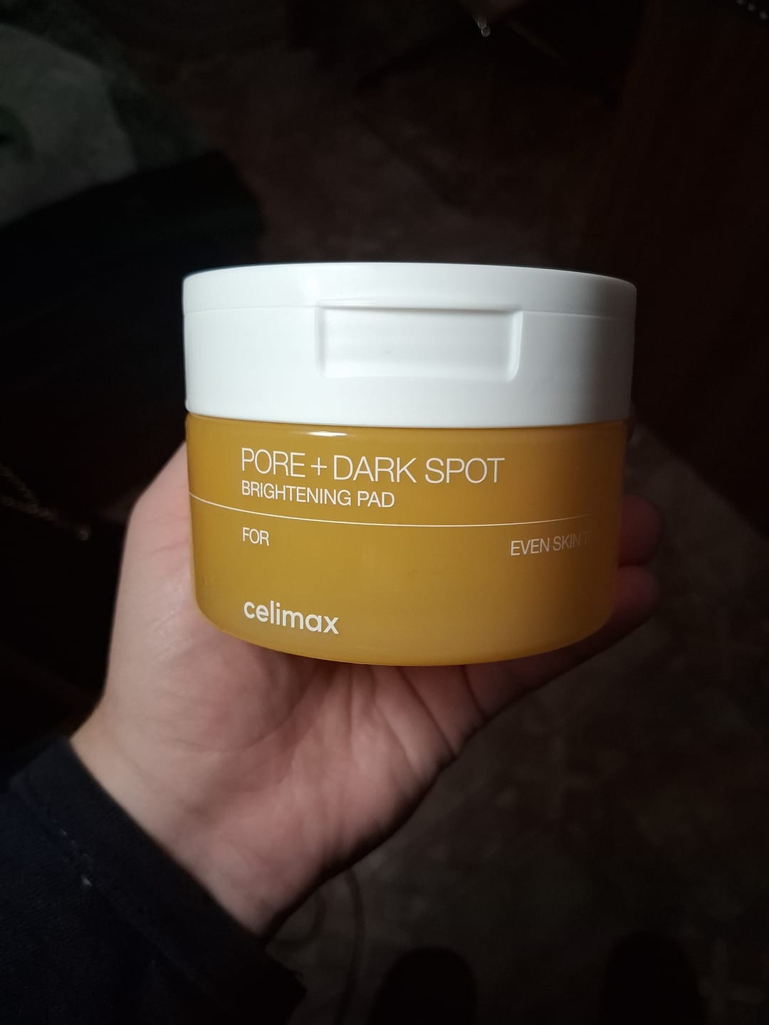 Customer photo review of Pretpigmentācijas spilventiņi Celimax Pore+Dark Spot Brightening Pad
