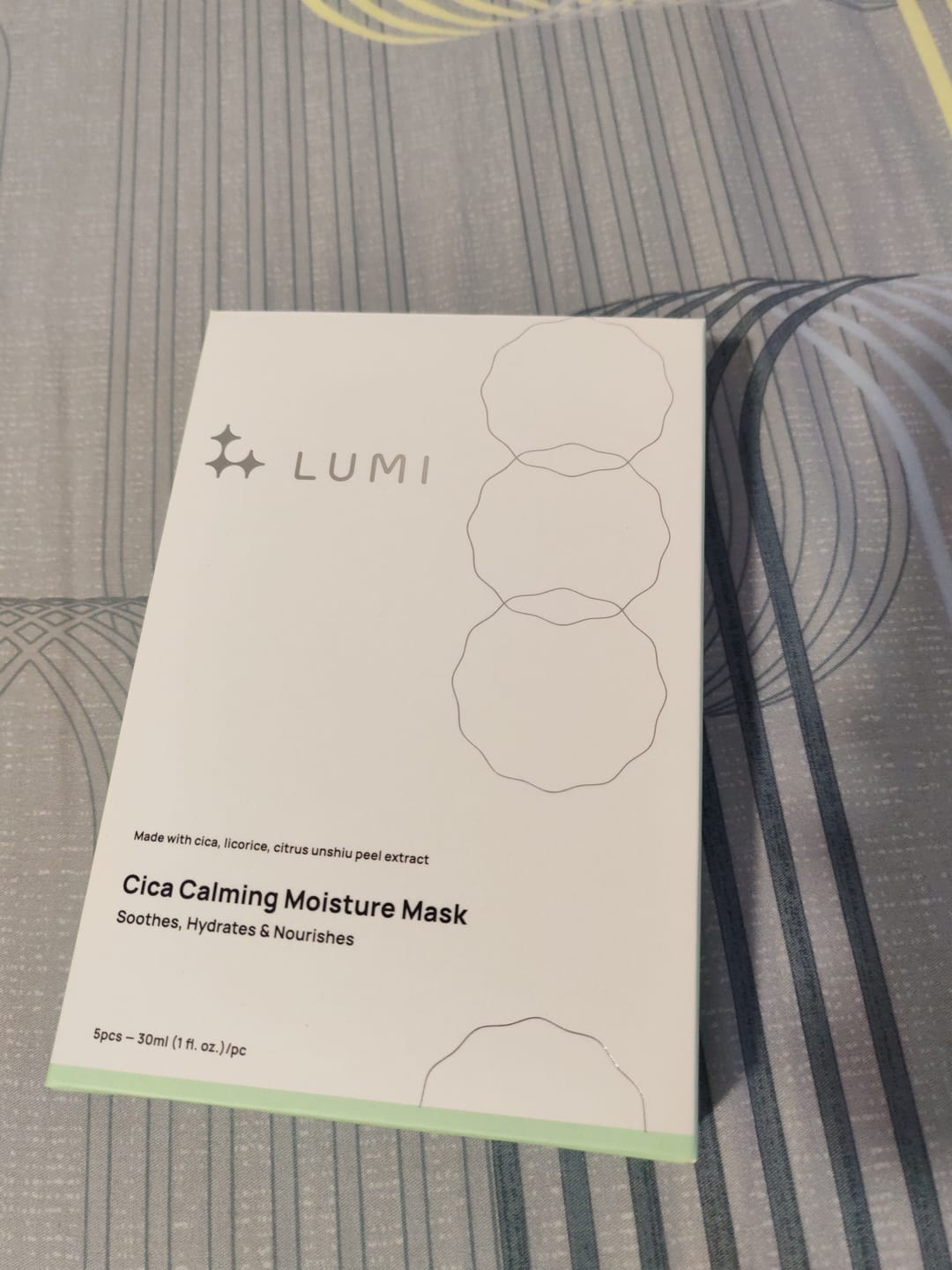 Customer photo review of Cica Calming Moisture Mask