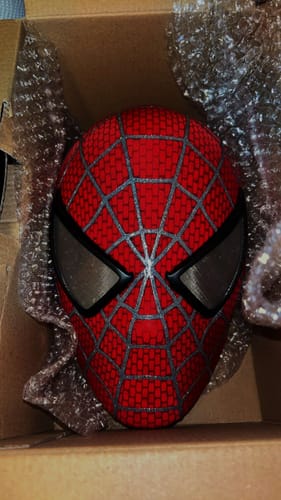 Customer photo review of [NEW] Spidey Gear™ - Tobey Maguire Mask