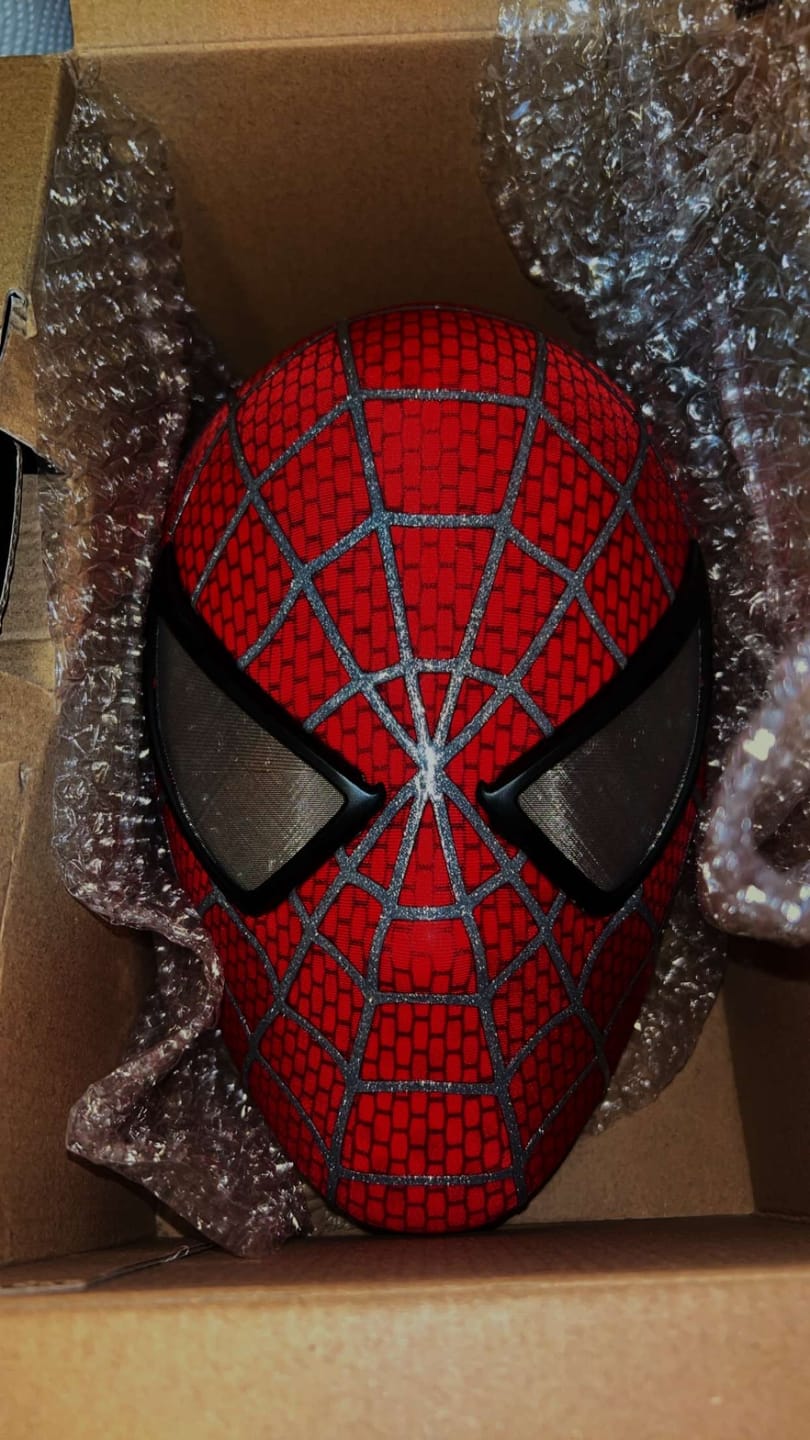 Customer photo review of [NEW] Spidey Gear™ - Tobey Maguire Mask