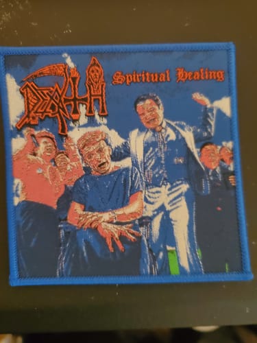 Customer photo review of Death - Spiritual Healing -  Square Patch