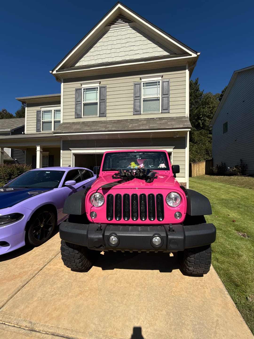 Customer photo review of High Glossy Purple Pizzazz Vinyl Wrap