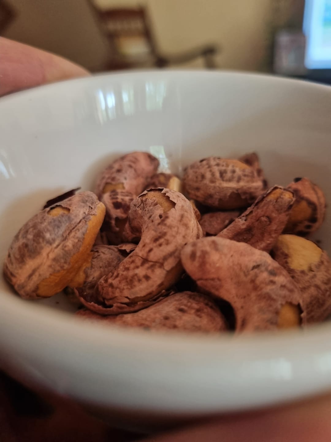 Customer photo review of Roasted salted cashews with skin on
