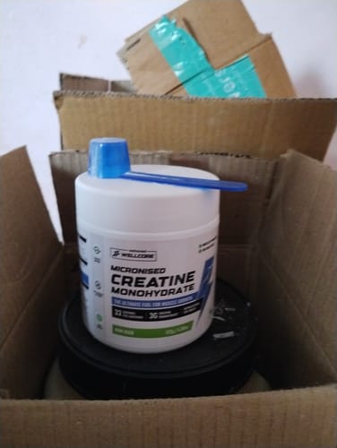 Customer photo review of Wellcore - Pure Micronised Creatine Monohydrate | Kiwi Kick (122g, 33 servings)