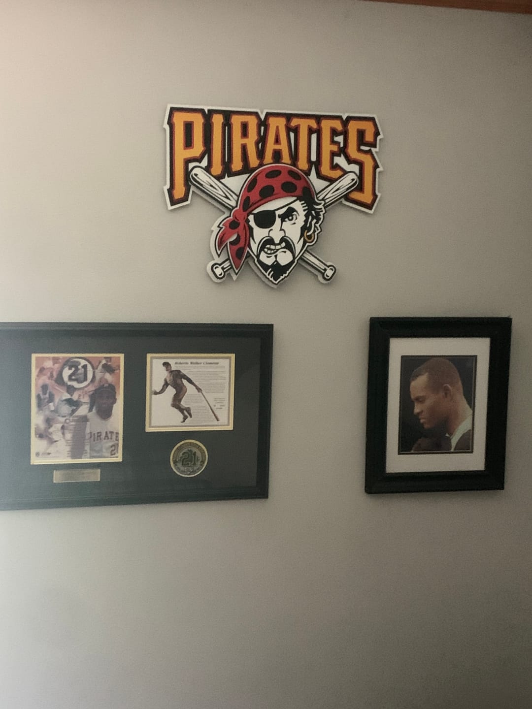 Customer photo review of Pittsburgh Pirates "1997" 3D Vintage Metal Wall Art