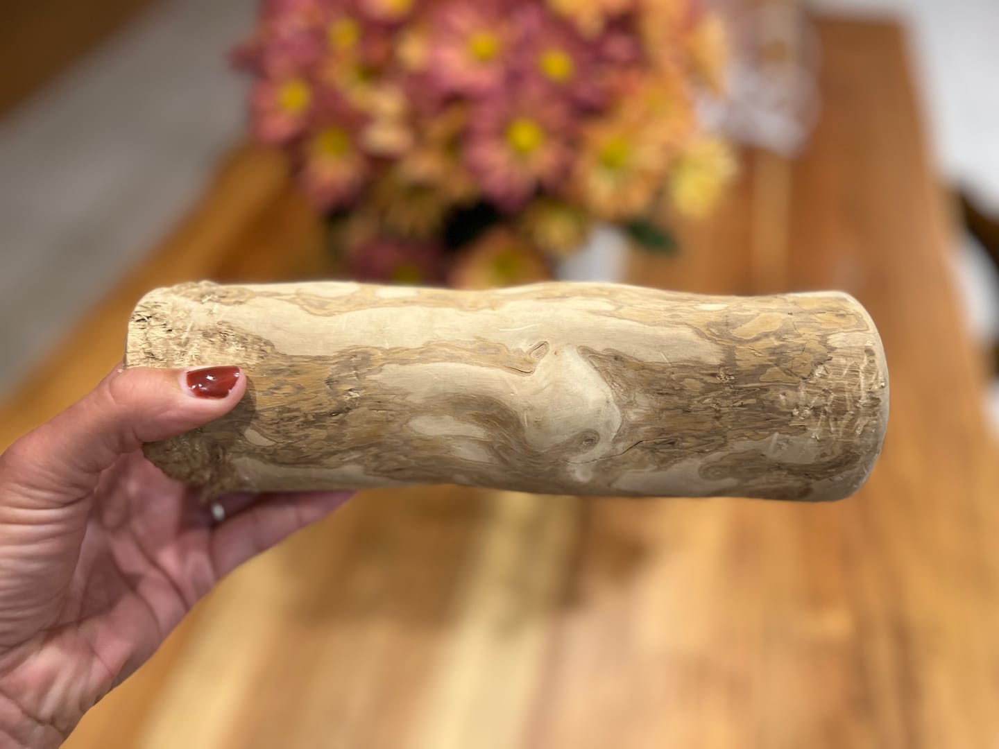Customer photo review of Livora - Os à mâcher en bois de café pour chien