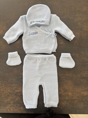 Customer photo review of Ensemble en maille Personnalisé