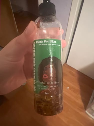 Customer photo review of Herbal Hair/Beard Growth Oil