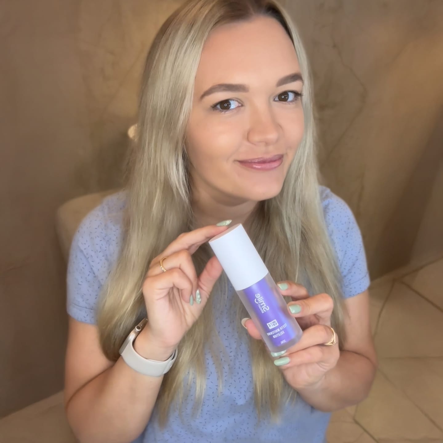 Customer photo review of V24™ Momentinis Dantų Balinimo Serumas