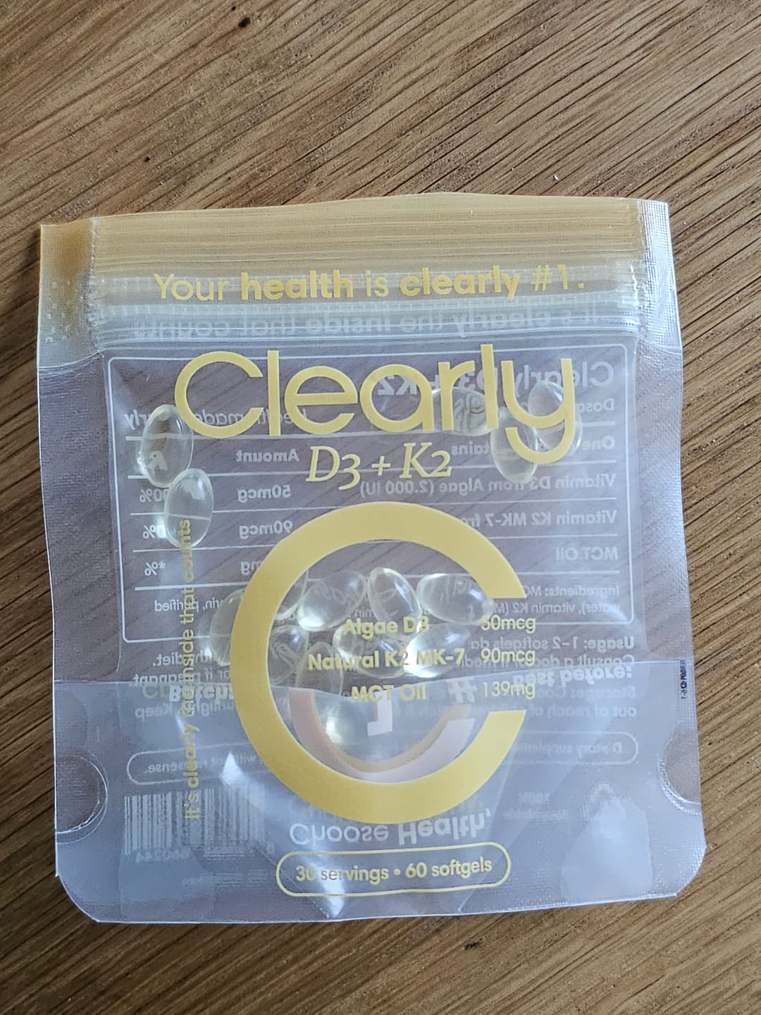 Customer photo review of D3 + K2